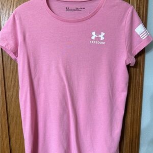 Under Armour Pink Freedom Tee